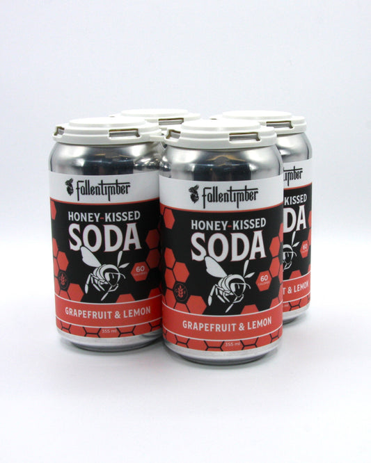 Soda, Grapefruit & Lemon - 4 Pack 355mL Cans